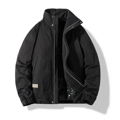 Cormons Padded Stand-Collar Jacket - Black