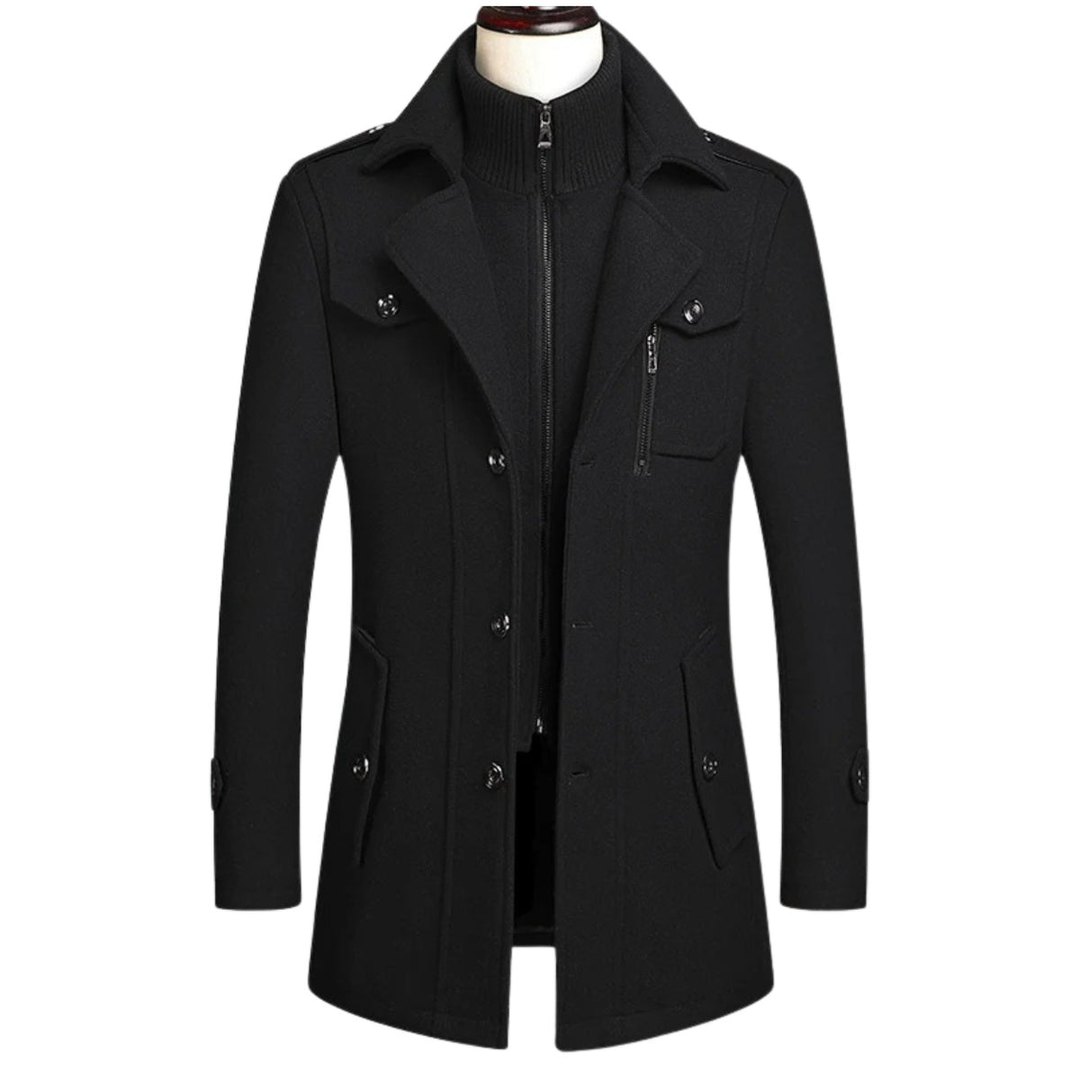 Correggio Double-Collar Coat - photo 1