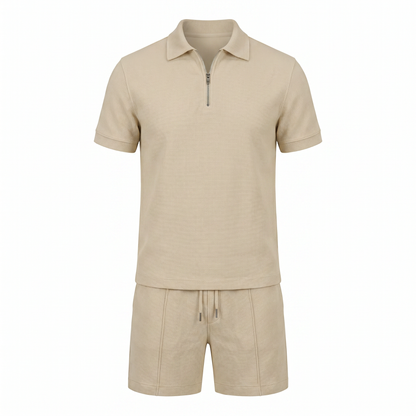 Milano Half-Zip Polo — cover
