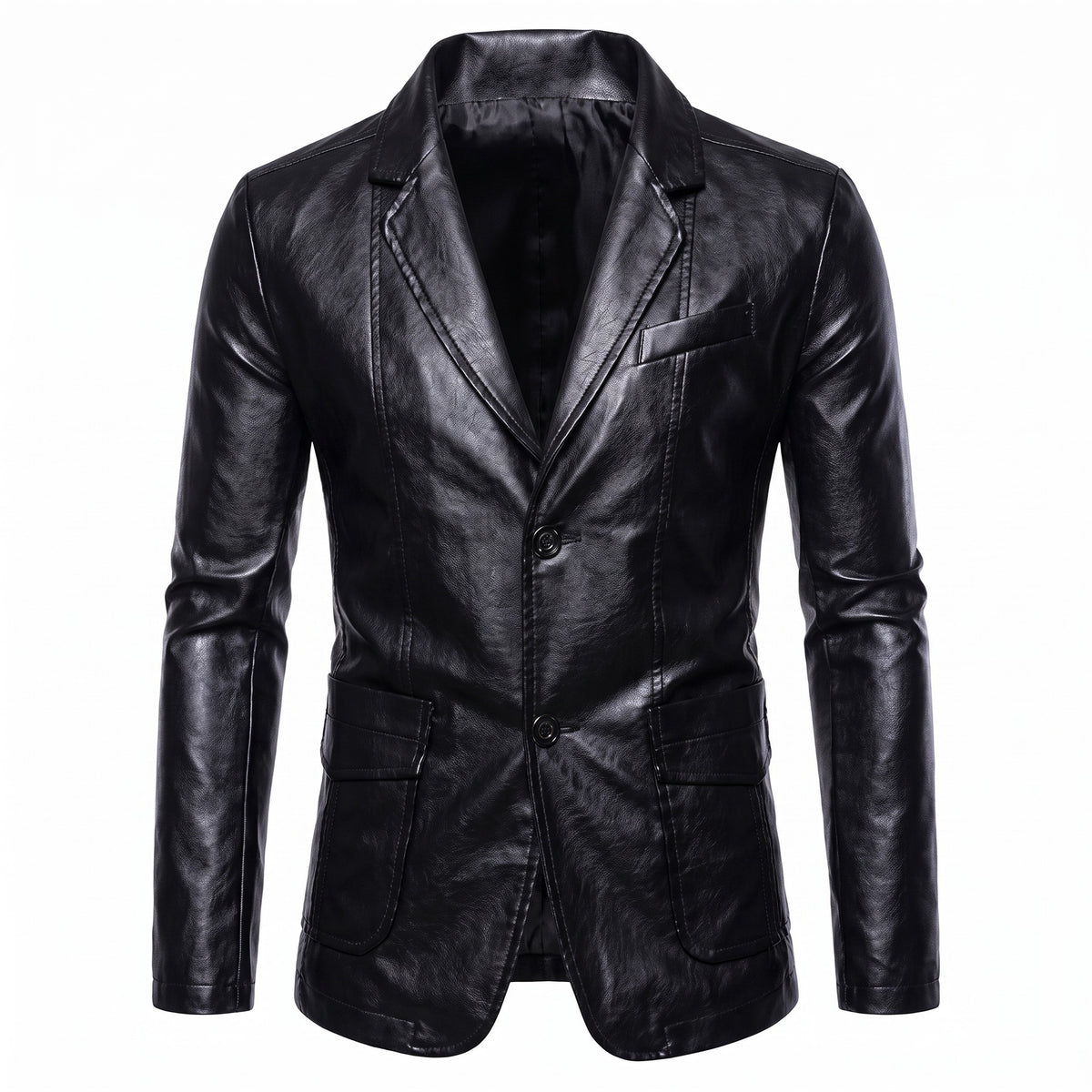 Crema Leather Blazer - cover