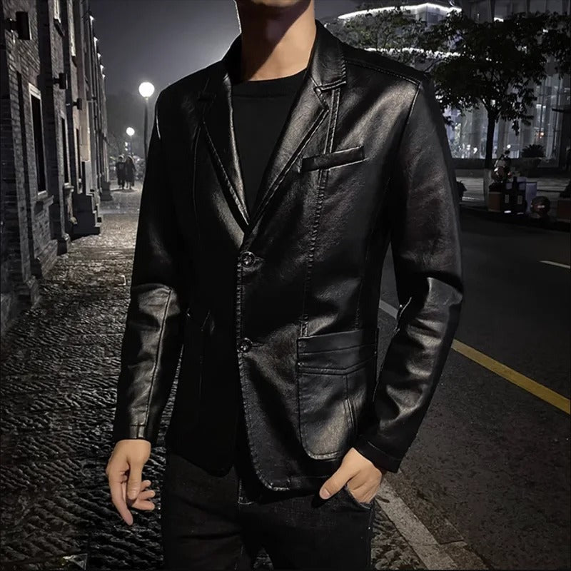 Crema Leather Blazer - photo 5
