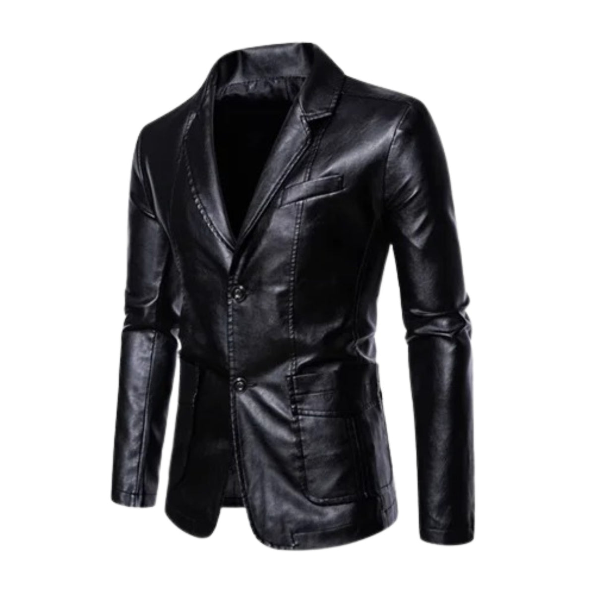 Crema Leather Blazer - photo 1