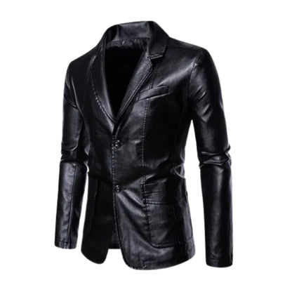 Crema Leather Blazer - photo 1