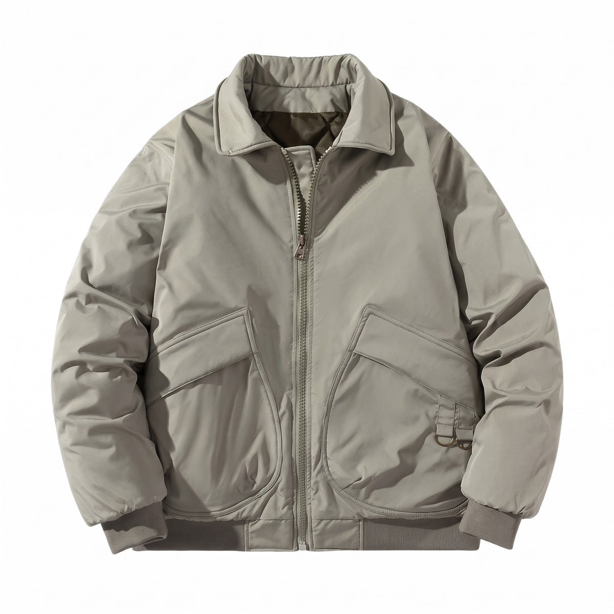 Cumiana Collared Padded Bomber Jacket - cover