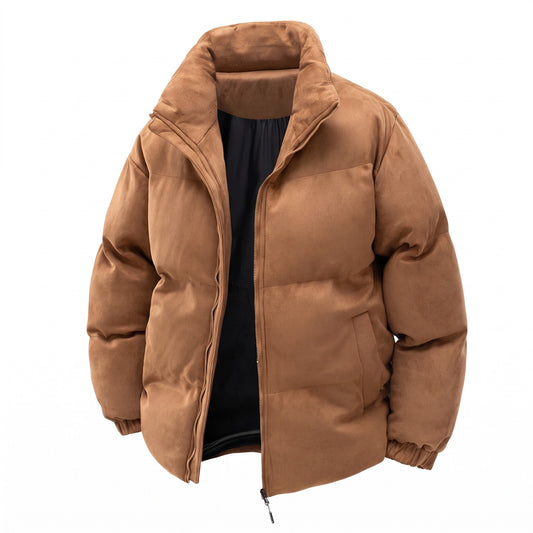 Deruta Suede Puffer Jacket - cover