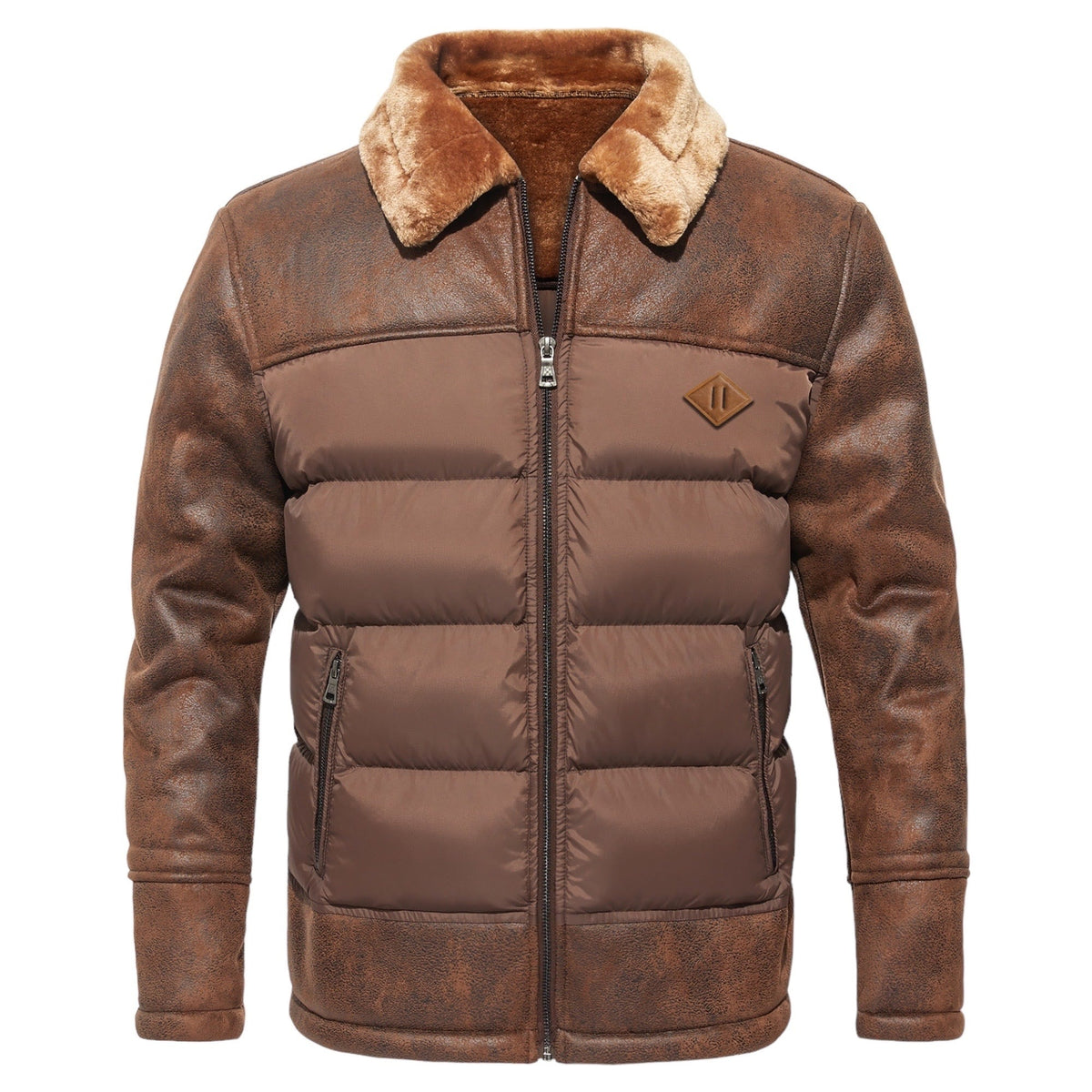 Fermignano Suede-Panel Puffer Jacket - photo 2