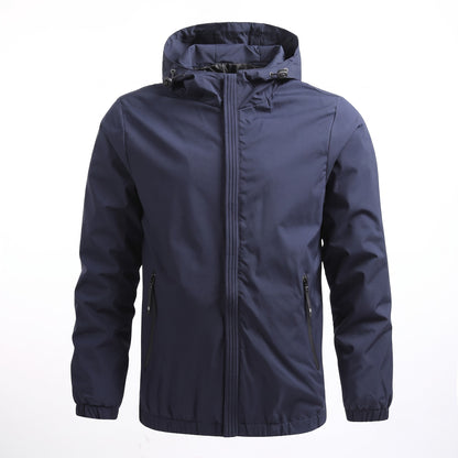 Fermo Minimal Hooded Zip Jacket - cover