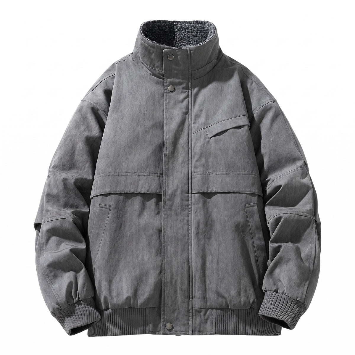 Fiuggi Fleece-Lined Stand-Collar Jacket - cover