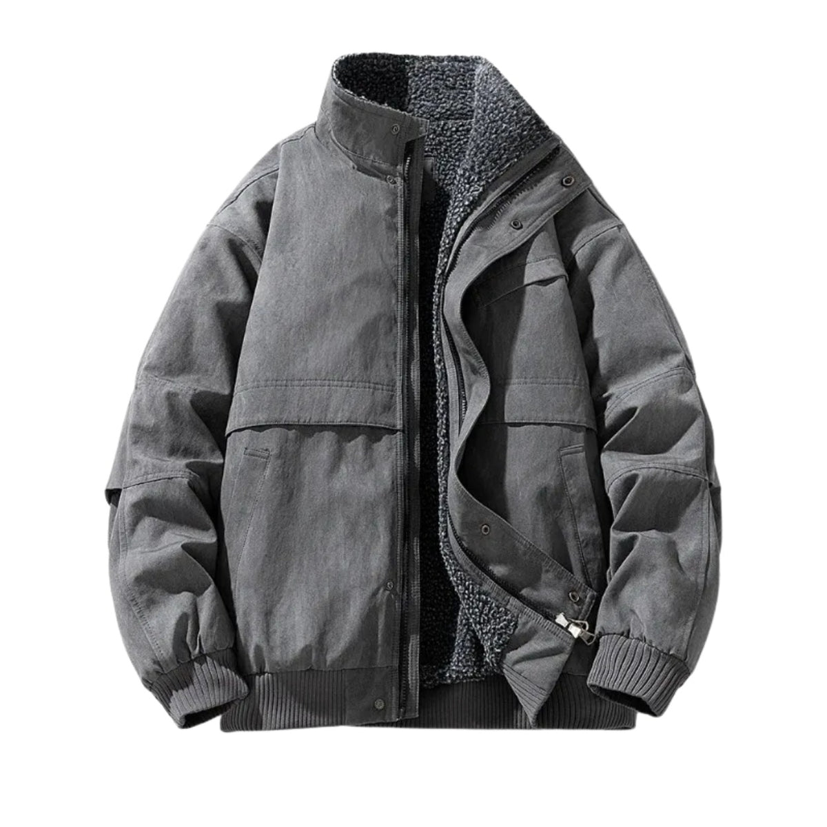 Fiuggi Fleece-Lined Stand-Collar Jacket - photo 1