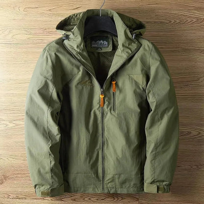 Foligno Mesh-Lined Hooded Jacket - Green