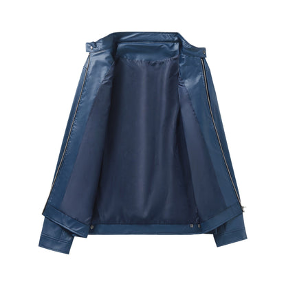Formia Leather Cafe Racer Jacket - photo 5