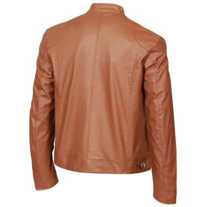 Formia Leather Cafe Racer Jacket - photo 7