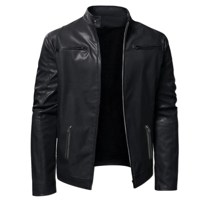 Formia Leather Cafe Racer Jacket - photo 1