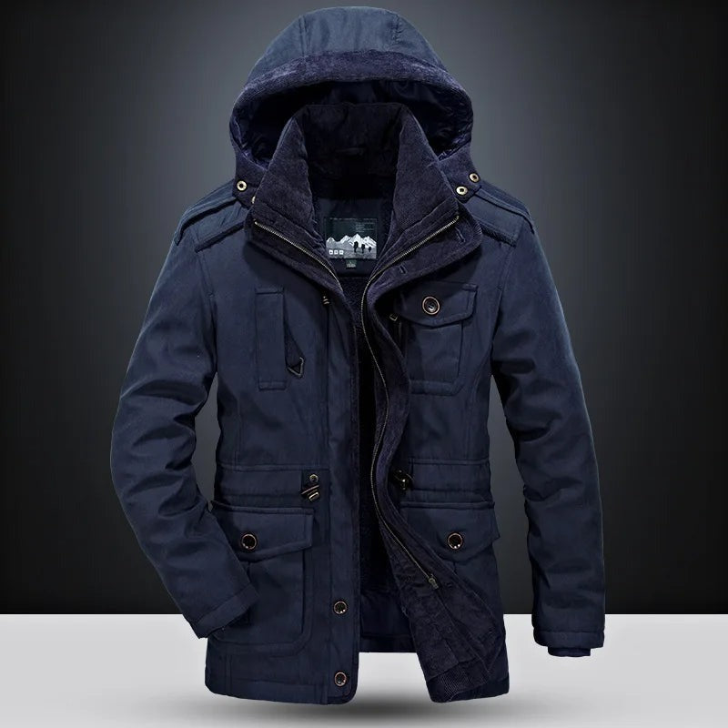 Fossano Hooded Field Parka - Blue