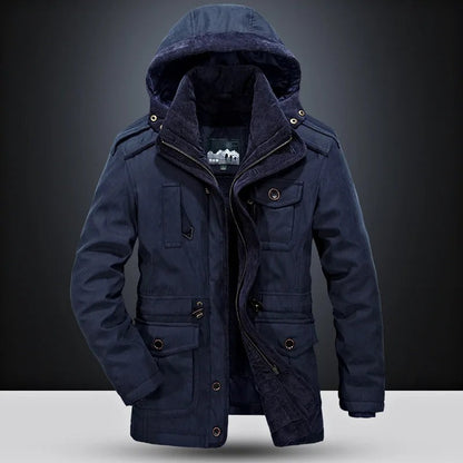 Fossano Hooded Field Parka - Blue