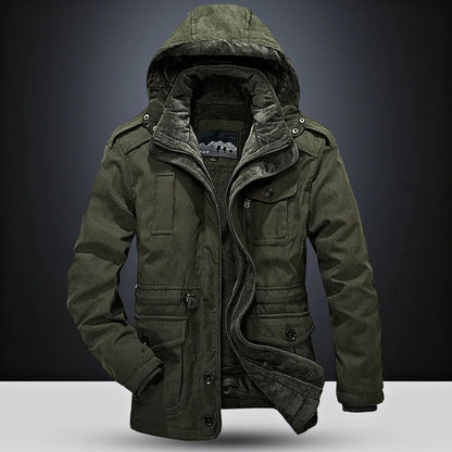 Fossano Hooded Field Parka - Green