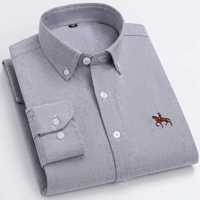 Gaeta Cotton Shirt - Dark Grey