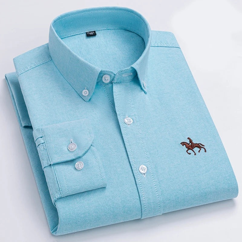 Gaeta Cotton Shirt - Light Blue