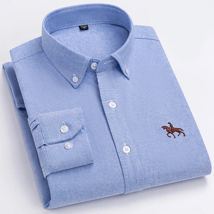 Gaeta Cotton Shirt - Dark Blue