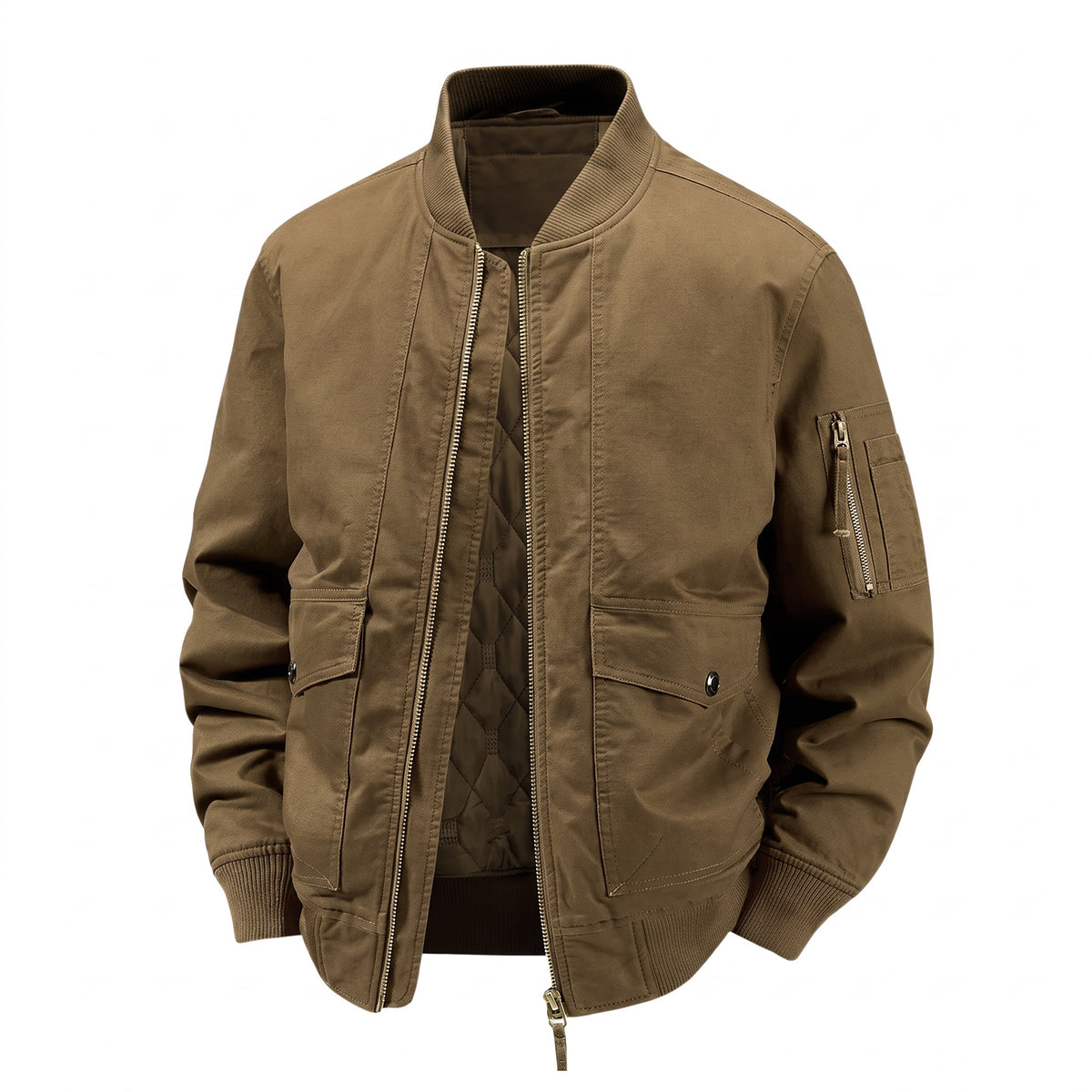 Gatteo Quilt-Lined Bomber Jacket - cover