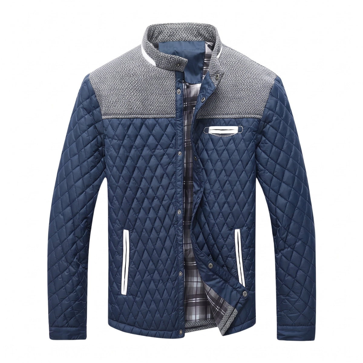 Gavardo Quilted Contrast-Yoke Jacket - cover
