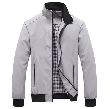 Giulianova Check-Lined Bomber Jacket - cover