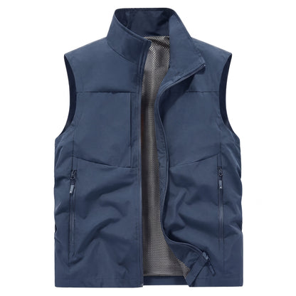 Gorizia Stand-Collar Zip Gilet - cover