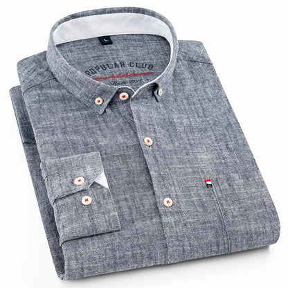 Grado Linen Shirt - Grey