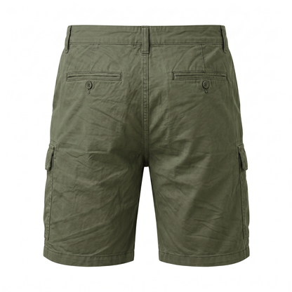 Bari Cargo Shorts - green-back