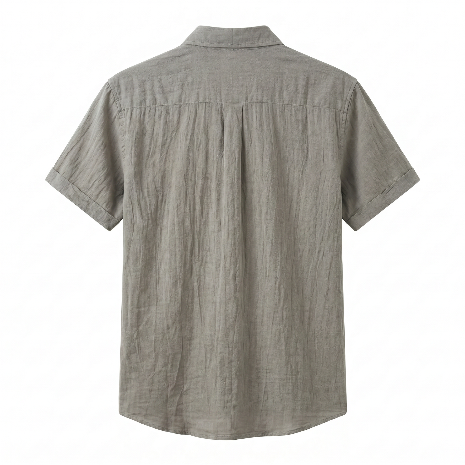 Phuket Linen Shirt - grey-back