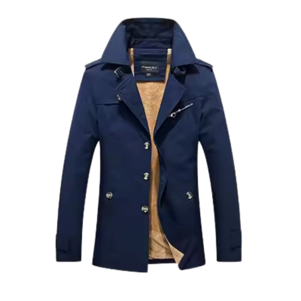 Gubbio Padded Field Coat - Dark Blue
