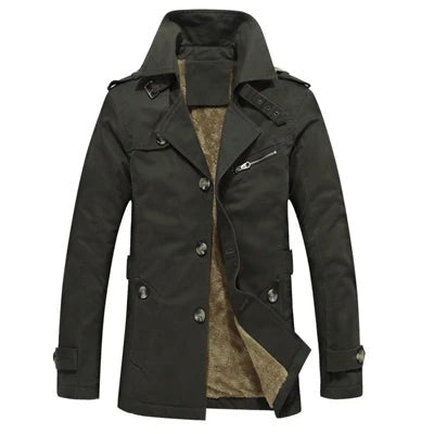 Gubbio Padded Field Coat - Green