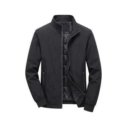 Imola Collar Jacket - Black