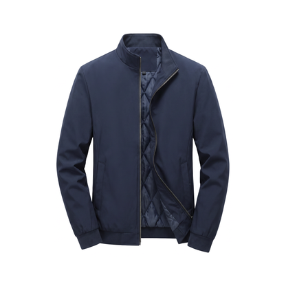 Imola Collar Jacket - Dark Blue
