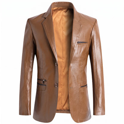 Imperia Leather Blazer - cover