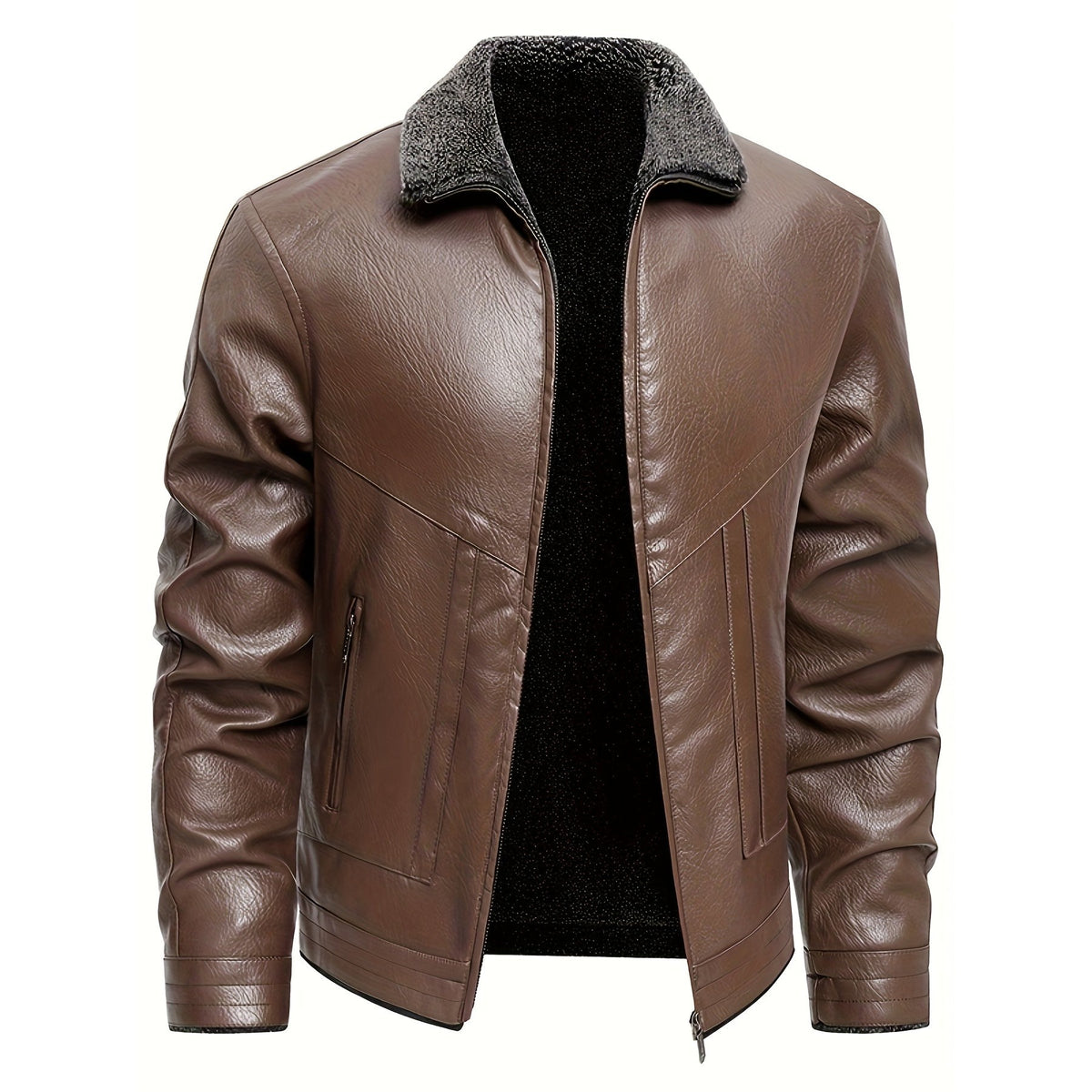Impruneta Fleece-Lined Leather Jacket - photo 1