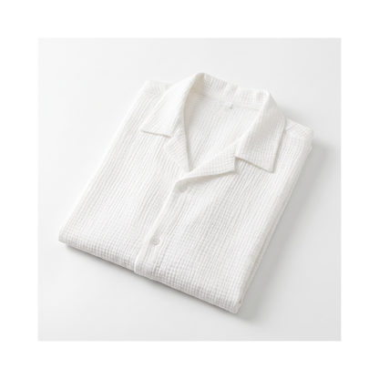 Ischia Linen Shirt - folded