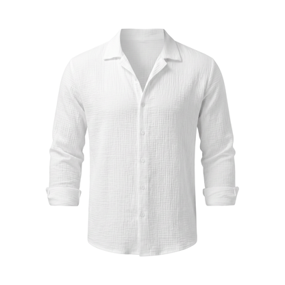 Ischia Linen Shirt - White
