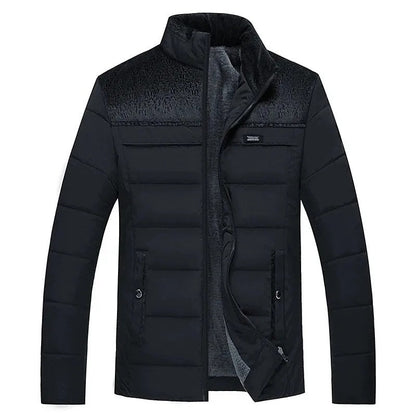Iseo Quilted Stand-Collar Jacket - Black