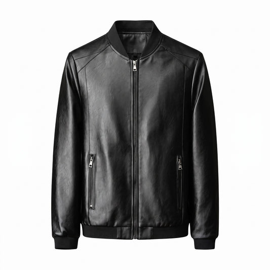Ivrea Leather Zip Jacket - cover