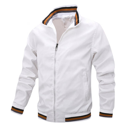 Jesolo Stripe-Trim Bomber Jacket - cover