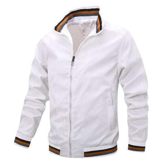 Jesolo Stripe-Trim Bomber Jacket - cover