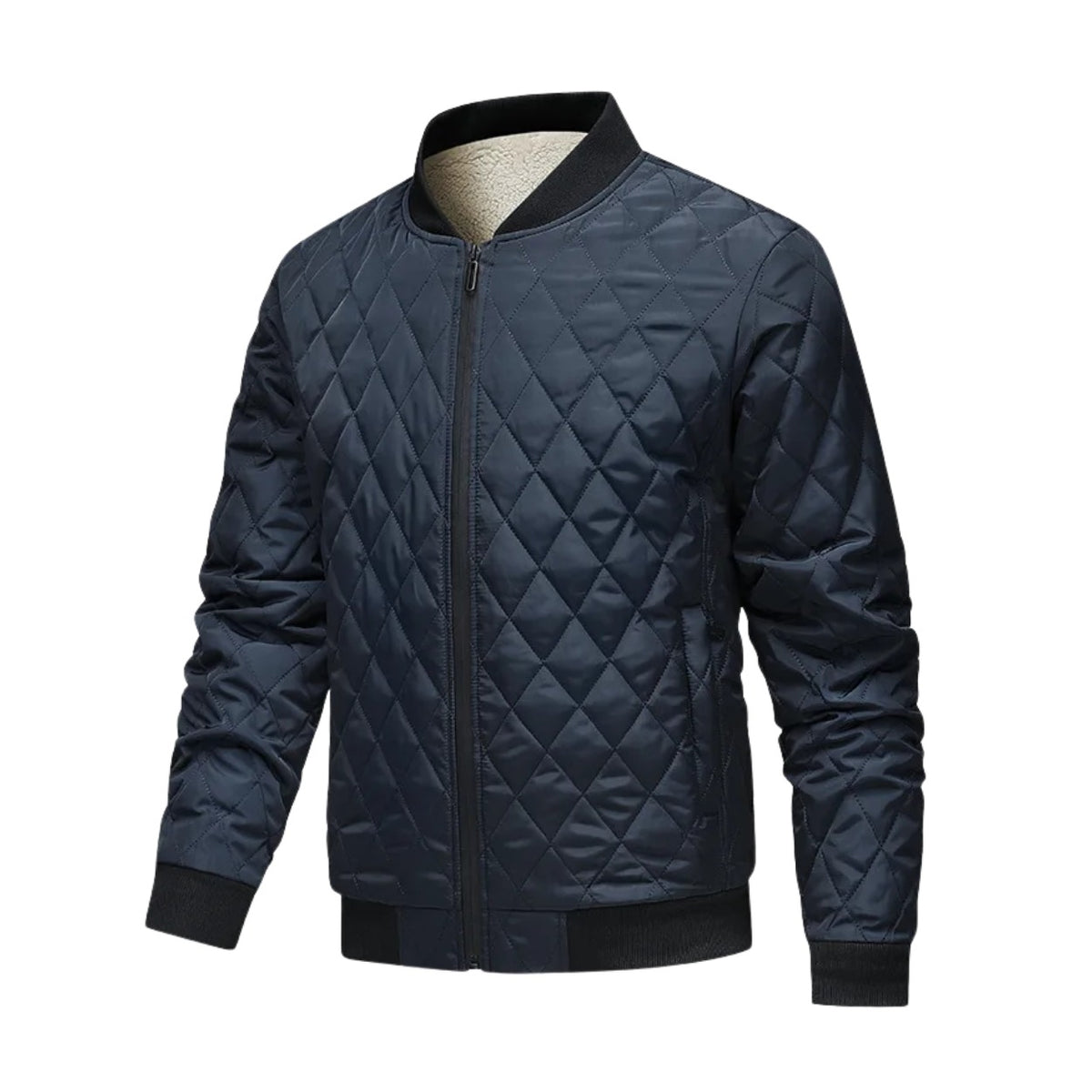 Lana Quilted Fleece-Lined Bomber Jacket - photo 1