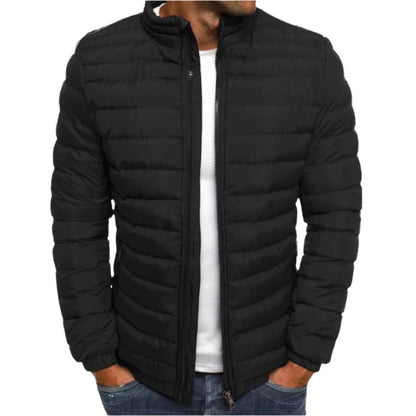 Lanciano Lightweight Quilted Puffer Jacket - Black