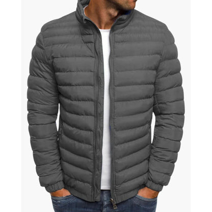 Lanciano Lightweight Quilted Puffer Jacket - Grey