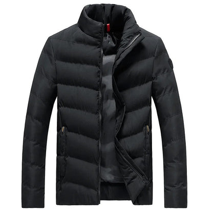 Lanuvio Stand-Collar Puffer Jacket - Black