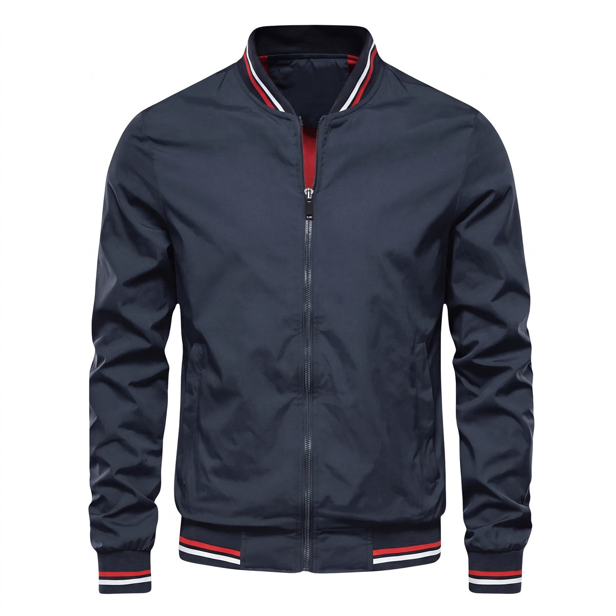 Lecce Striped-Trim Bomber Jacket - cover