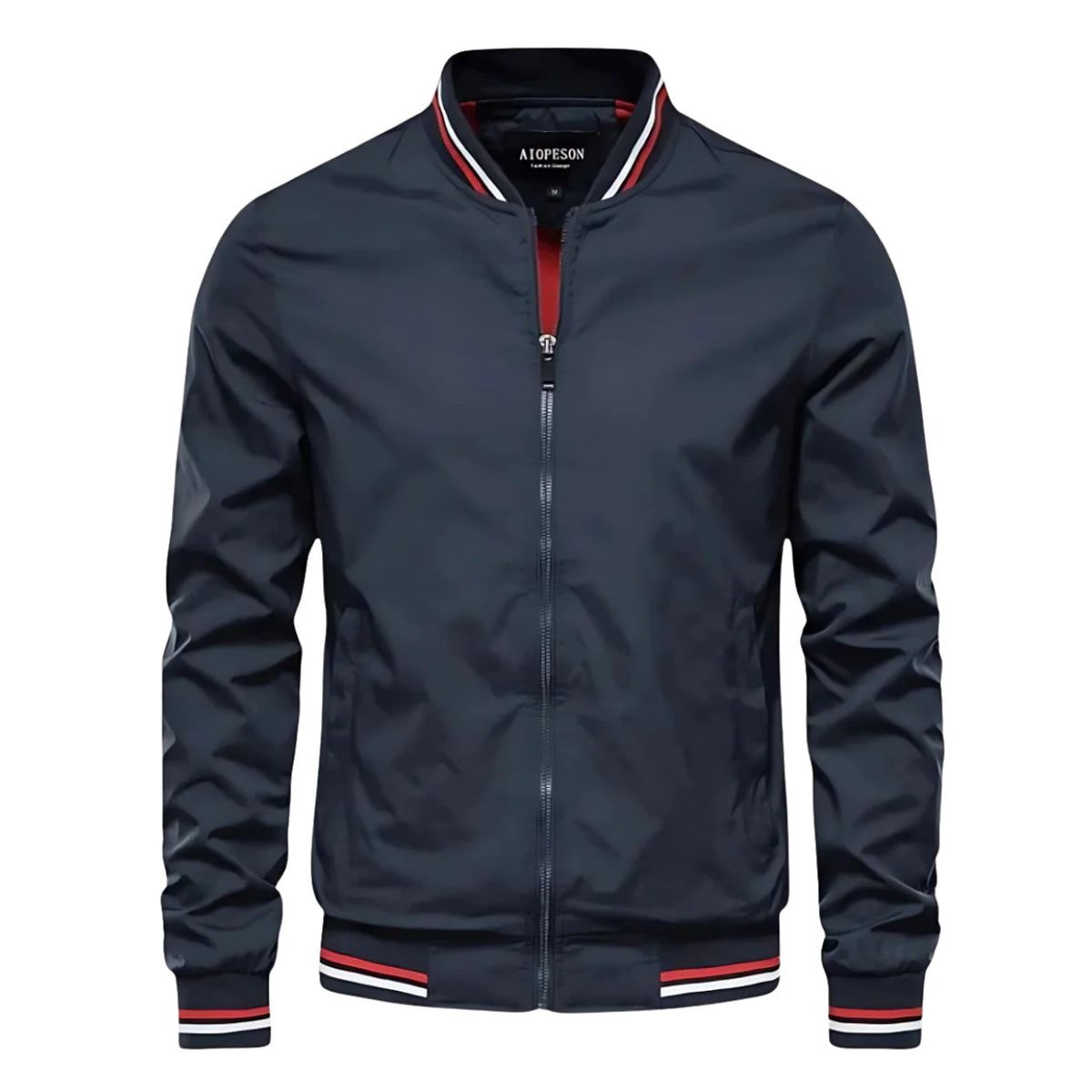 Lecce Striped-Trim Bomber Jacket - photo 1
