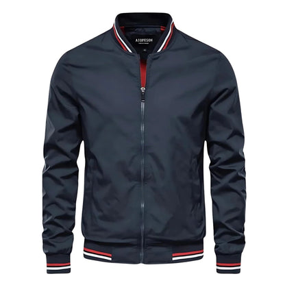 Lecce Striped-Trim Bomber Jacket - photo 1