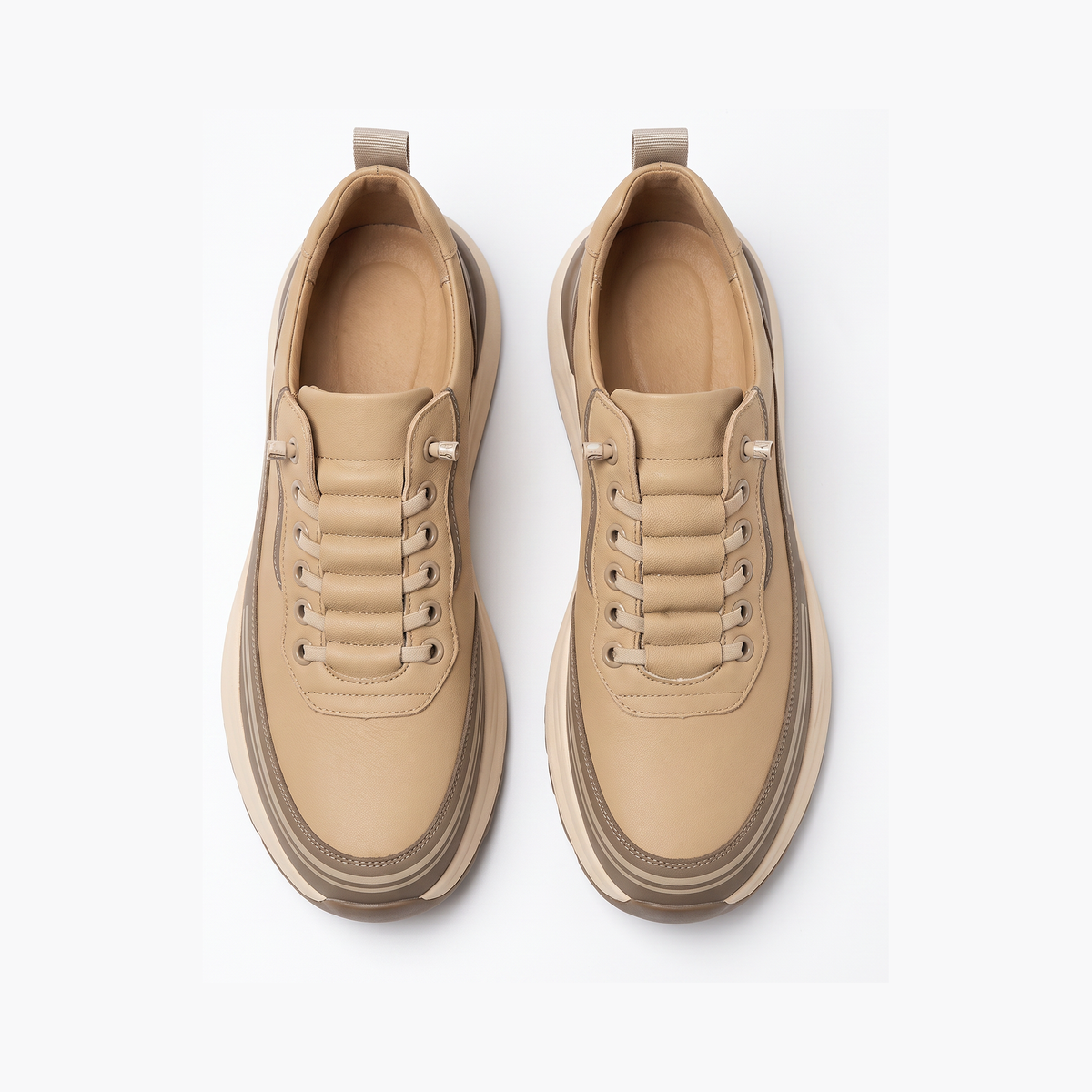 Lecco Leather Sneakers - folded